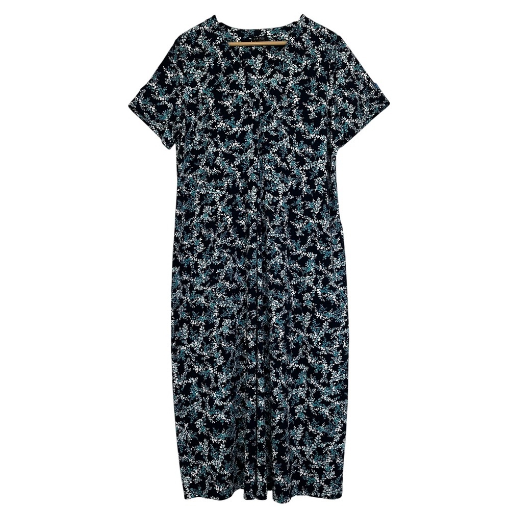 J. Jill The Jill Weareaver Collection Floral Maxi Dress Pockets Travel Boho